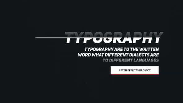 Animated Typography - VideoHive 22471179