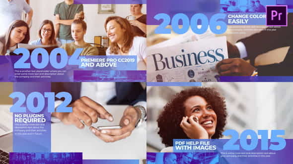 Corporate History Timeline Mogrt - VideoHive 25730165