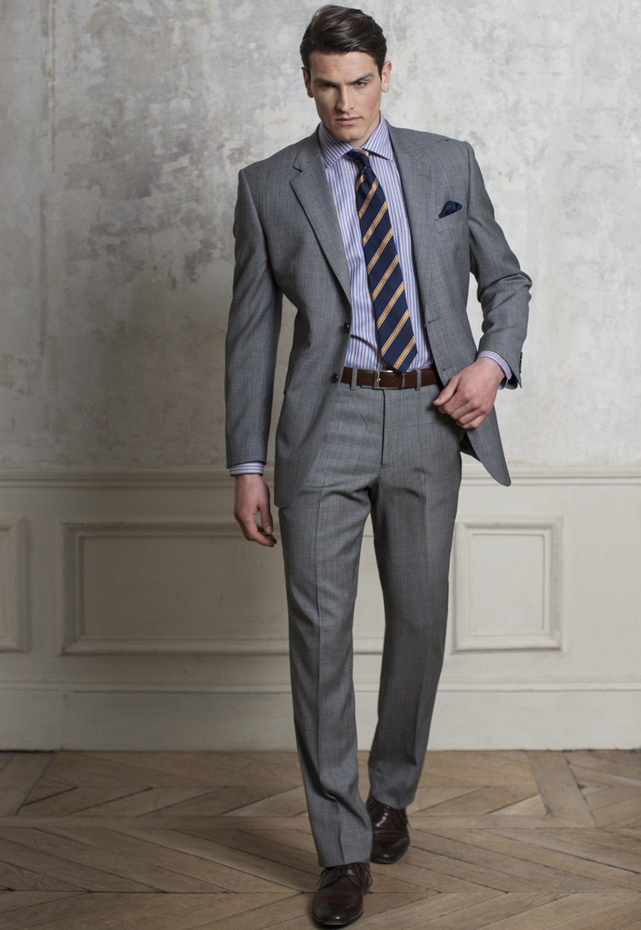 MALE MODELS IN SUITS: Sacha Legrand for Brook Taverner