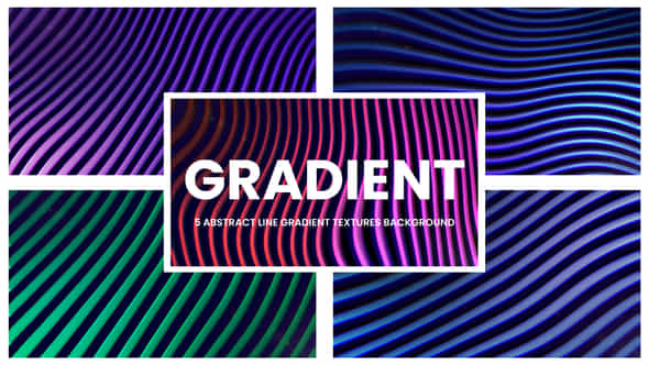 Abstract Line Gradient Loop - VideoHive 58468801