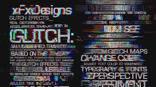 Glitch Text Effects Toolkit + - VideoHive 15435003