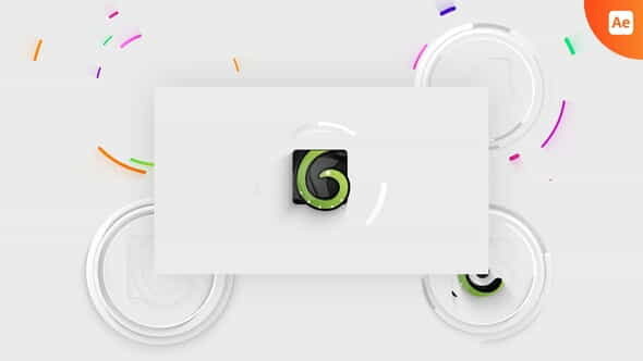 Colorful Lines Logo Reveal - VideoHive 35767508