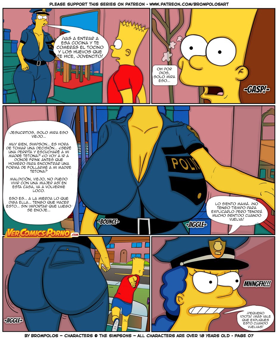 Brompolos The Simpsons Are The Sexensteins Espa Ol Porno Comics