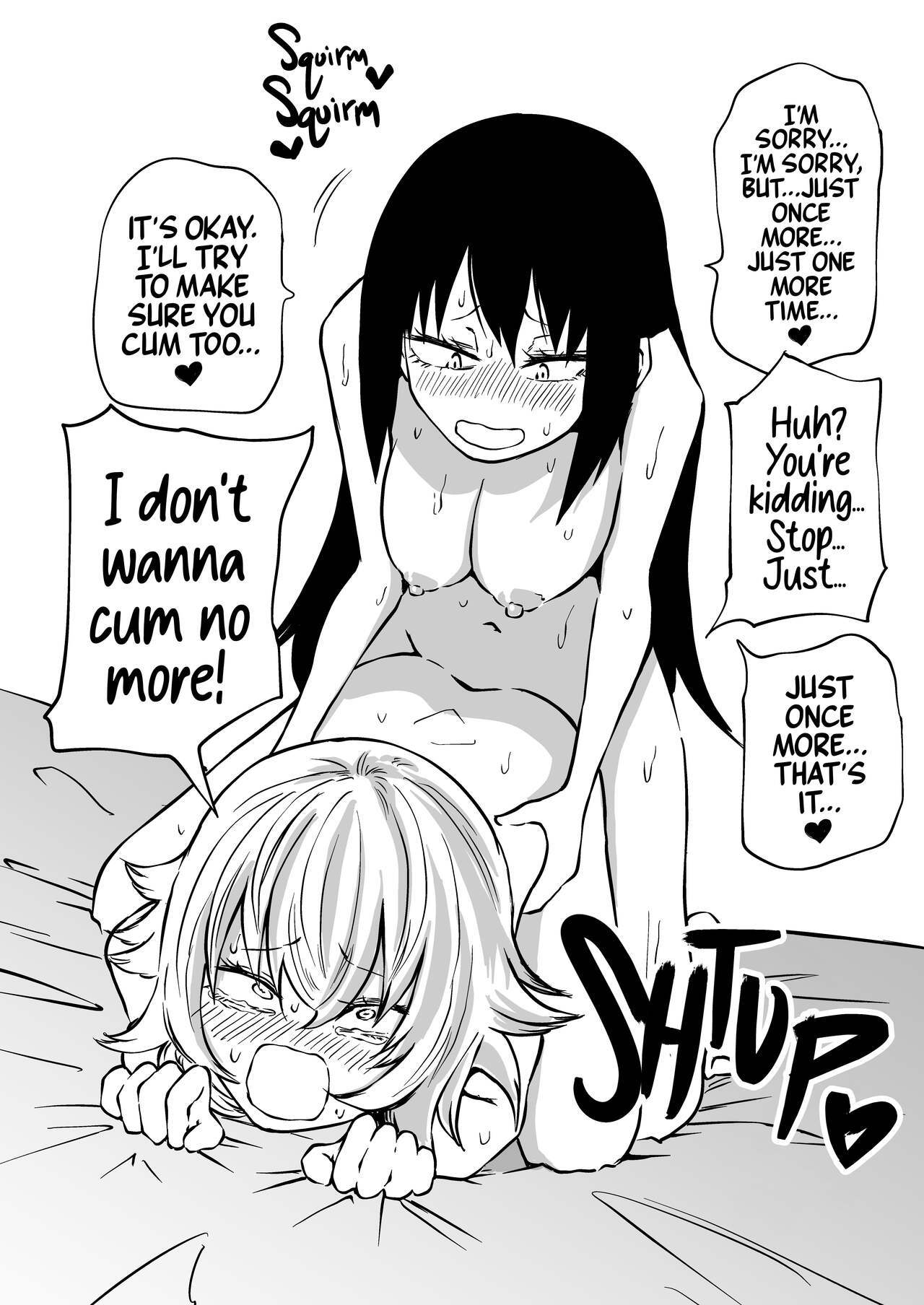 [Mikenekohanten (Sakamoto KAFKA)] Doutei Futanari Senpai Bitch Kouhai no Amaama Fudeoroshi  Virgin Futanari Gets Cherry Popped by Her Slutty Junior [English] [Mr_Person Translation] [Digital]