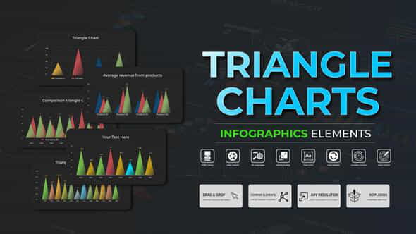 Infographic Triangle Charts - VideoHive 51140933