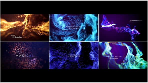 Abstract Titles | Particles - VideoHive 34626378