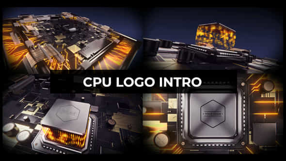 CPU Logo Intro - VideoHive 48334360