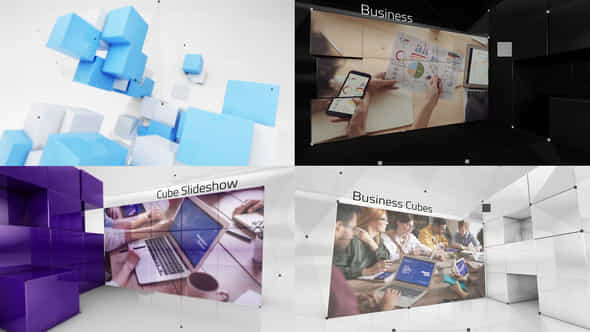 Business Cubes Intro - VideoHive 40328492