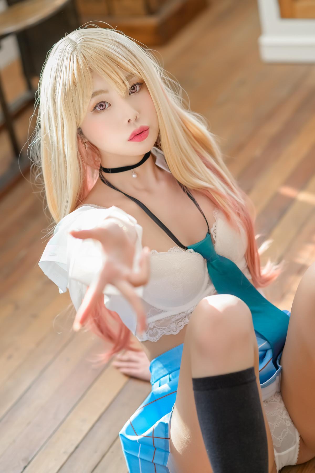 Yuna 유나, [Patreon] Marin Kitagawa & Pink Top(21)