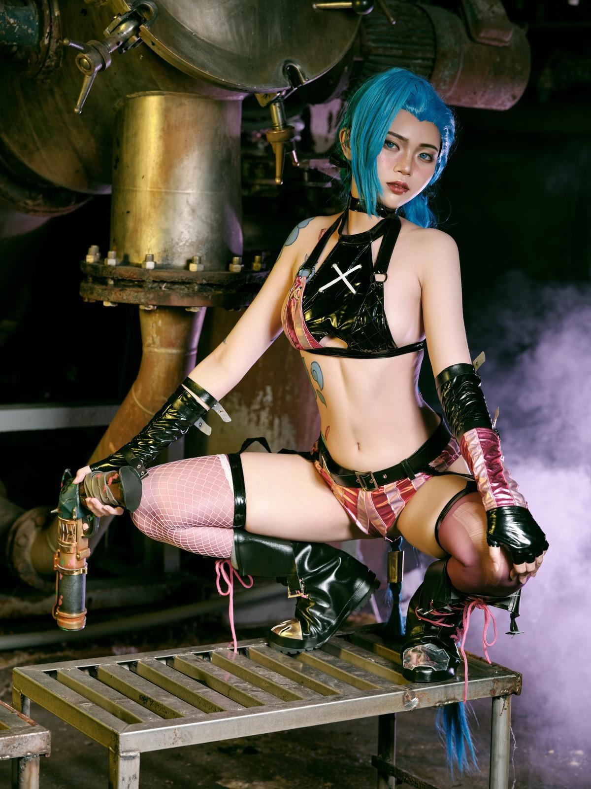 Cosplay ZinieQ Jinx Arcane(14)