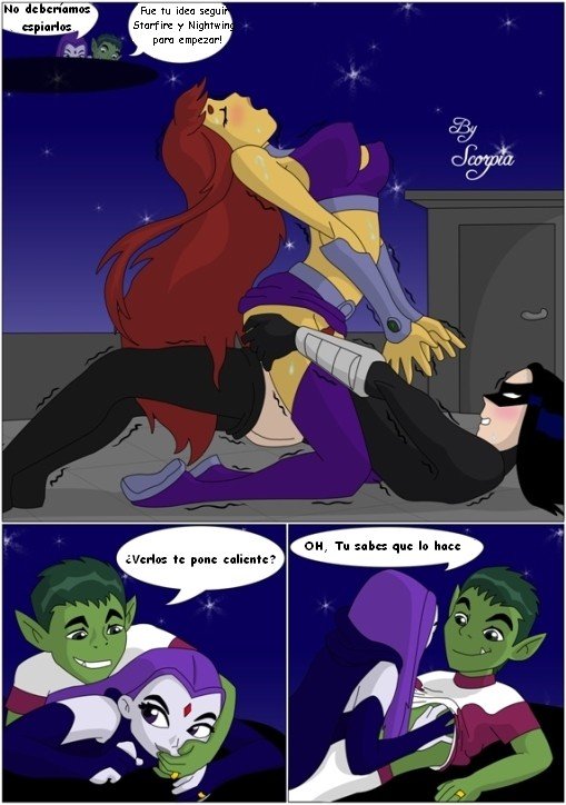 Spying – Teen Titans XXX - 0