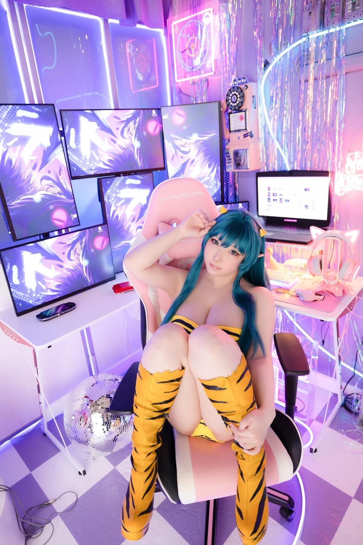 Cosplay SAKUサク Lum ラム うる星やつら Set.02(26)