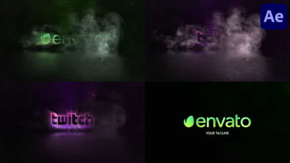 Smoke Shining Logo for After - VideoHive 37739089