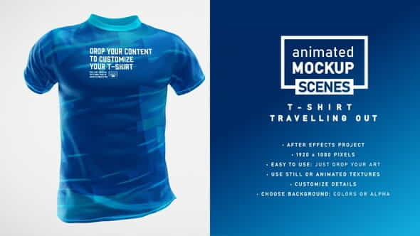T-shirt Travelling Out Template - - VideoHive 33338162