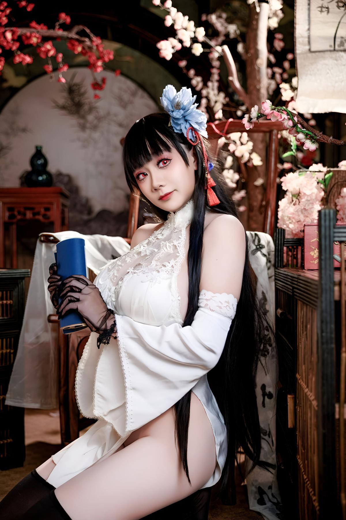 Cosplay 阿雪雪 – 碧蓝航线 逸仙 旗袍 Set.01(9)