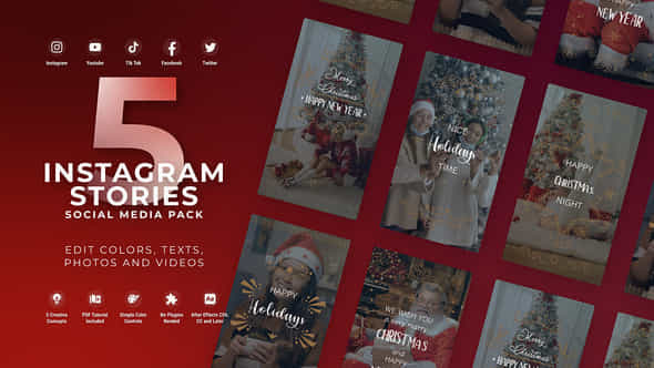 Instagram Christmas Stories - VideoHive 49556831