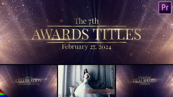 Awards Ceremony Titles - VideoHive 25266489