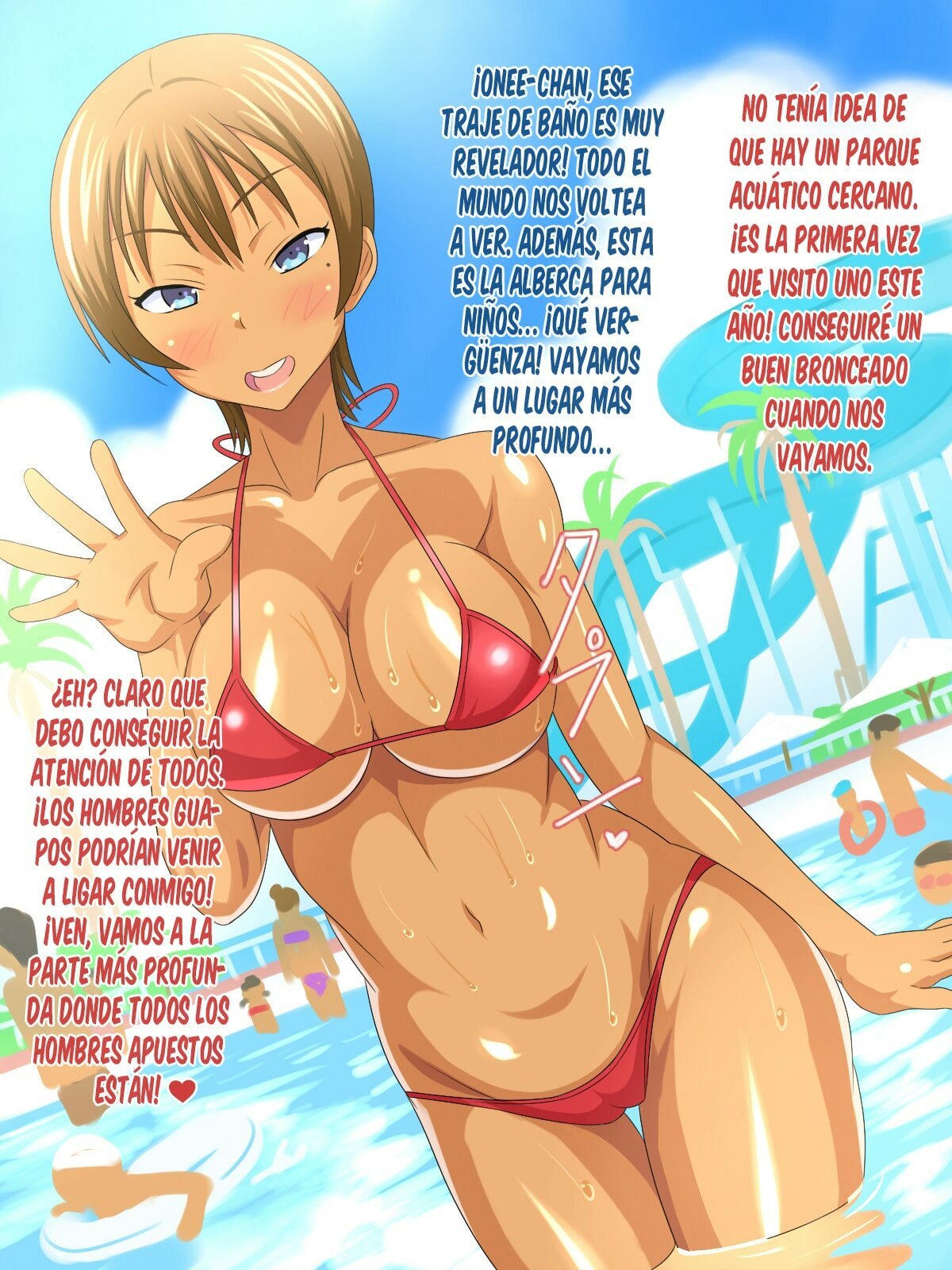 Oneshota! Dejalo en las manos de la Gyaru de piel morena - 43