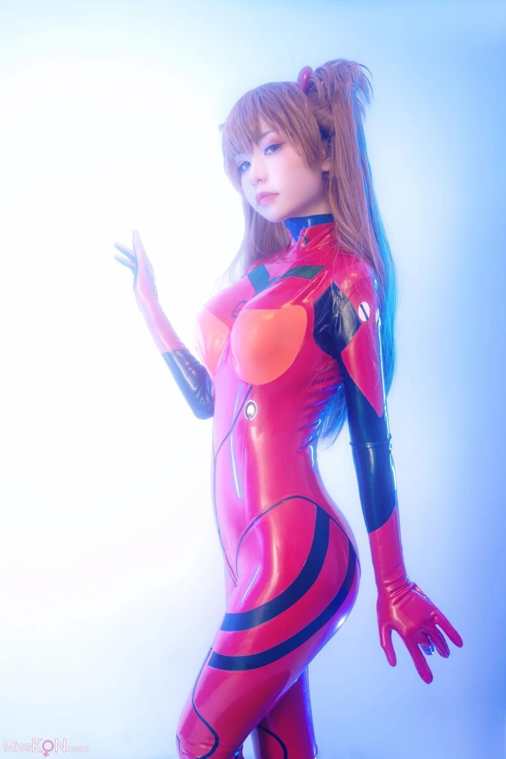 Coser@爆机少女喵小吉 (Nekokoyoshi): 明日香 人类补奸计划 (80 photos )(10)
