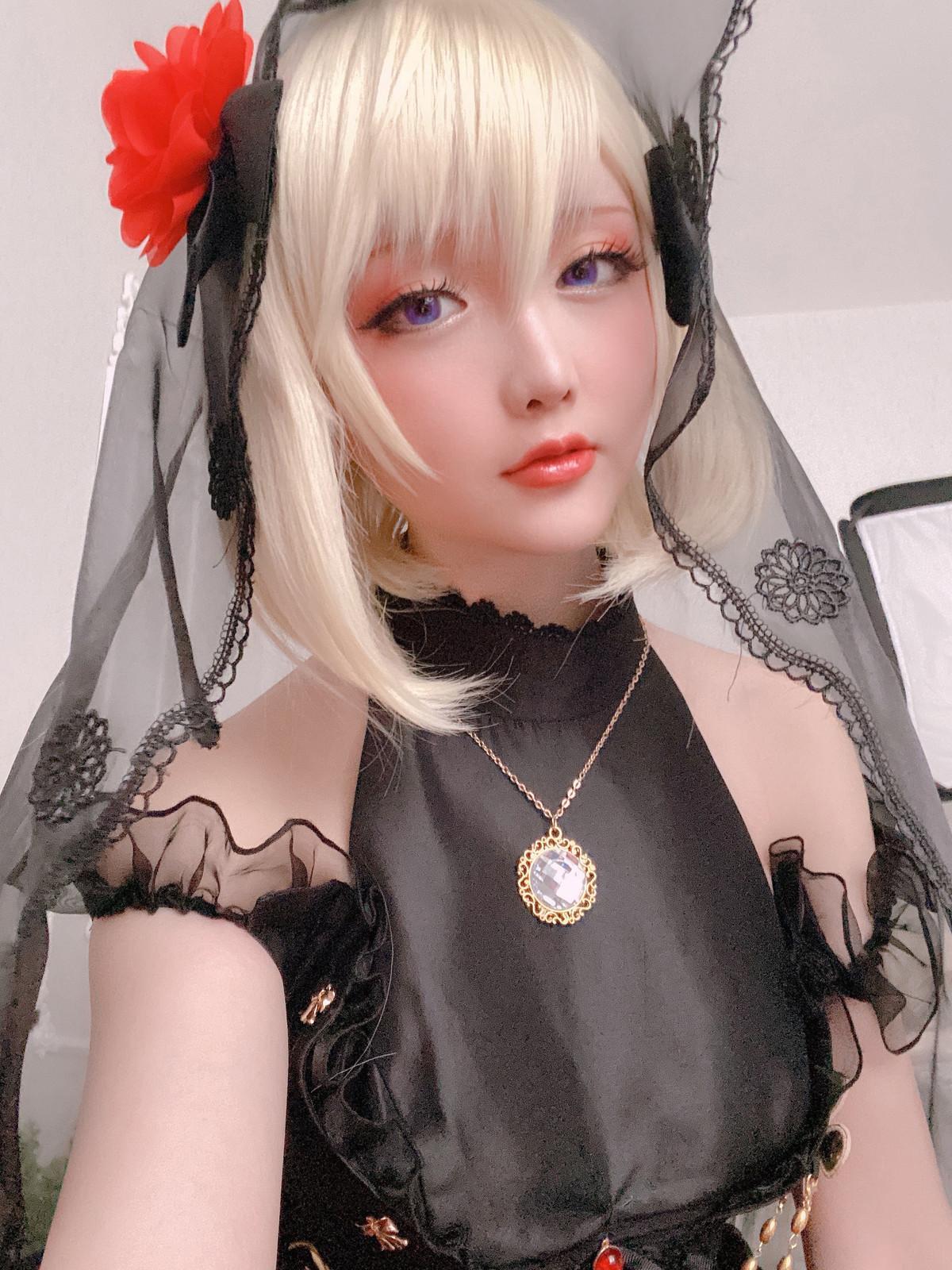 Cosplay 星之迟迟Hoshilily Z23婚纱(40)