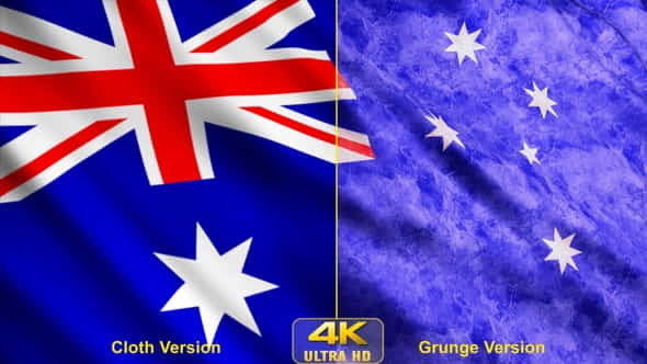 Australia Flags - VideoHive 24630535