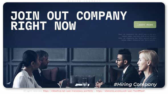 Hiring Company - VideoHive 53316487