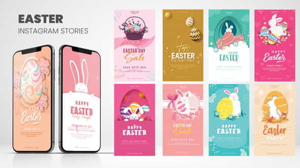 Easter Instagram Stories B24 - VideoHive 31331833