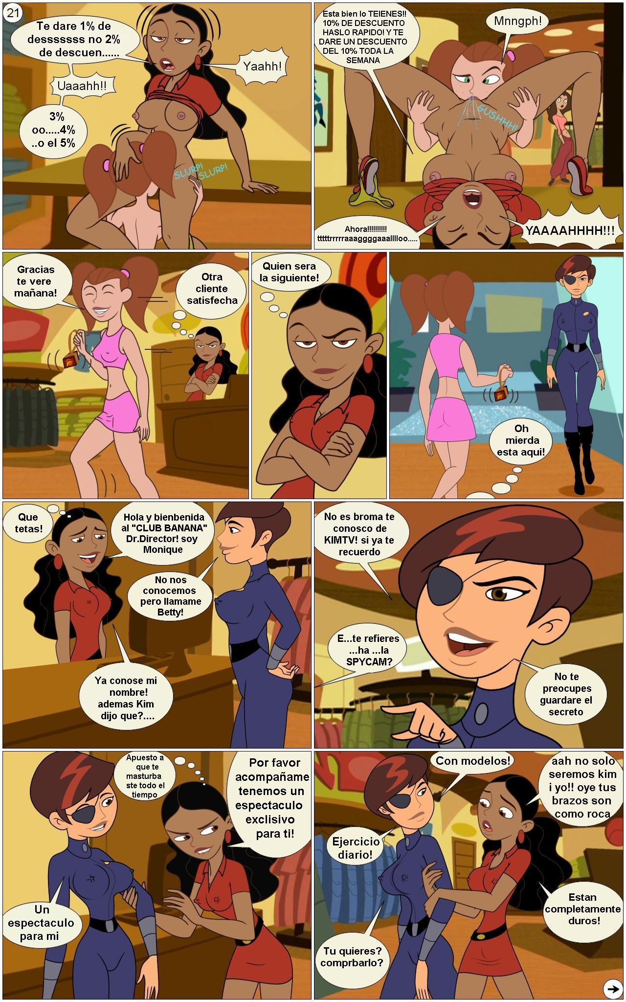 [Gagala] Oh, Betty! - Or How to Seduce a Female Secret Agent (Kim Possible) [Spanish]