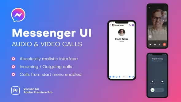 Messenger UI - - VideoHive 38913401