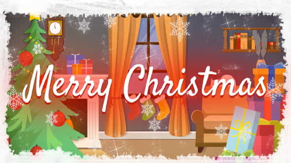 Merry Christmas Logo - VideoHive 13731486