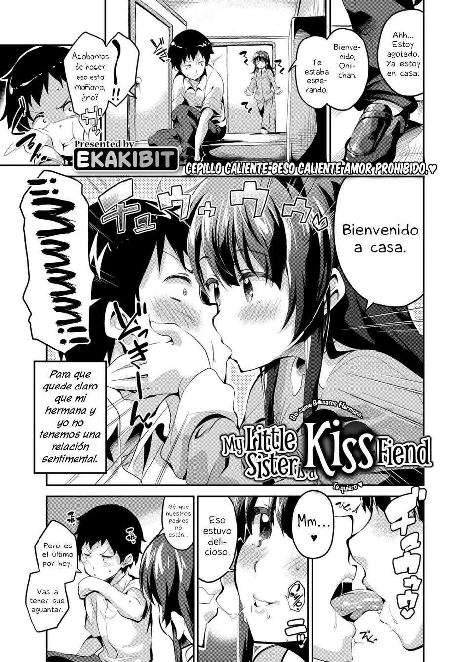 My Little Sister Is a Kiss Fiend - Page #1