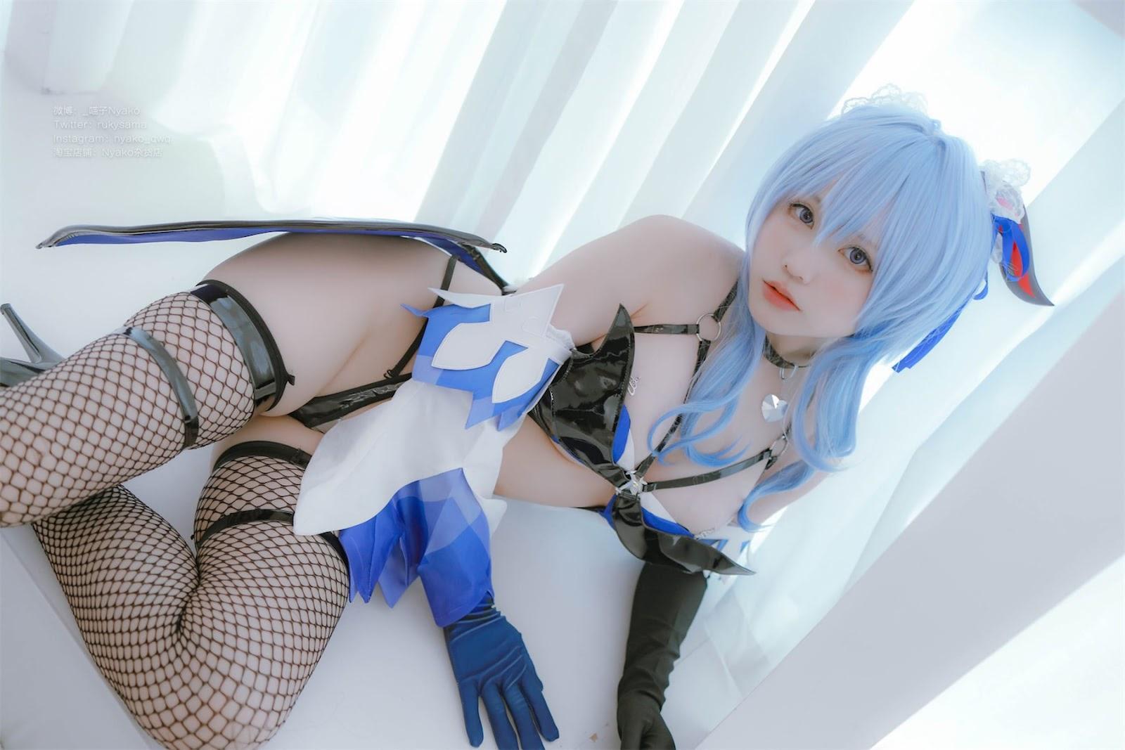 Cosplay Nyako喵子 原神 甘雨魅魔(2)