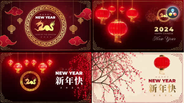 Chinese New Year Greetings Pack - VideoHive 50172165