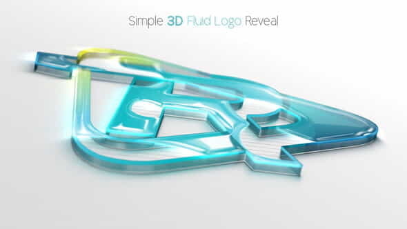 Simple 3D Fluid Logo Reveal - VideoHive 28796975