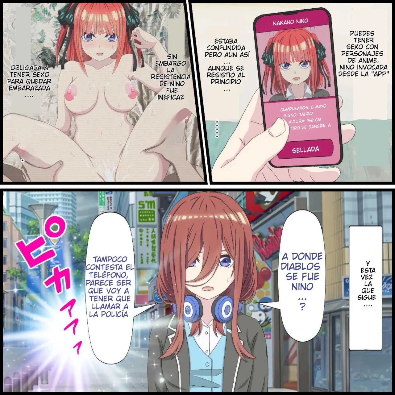 An app that lets you have sex with anime characters Gotoubun no hanayome Miku Nakano 2 - 1