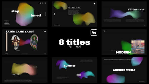 Titles with Fluid - VideoHive 46013514