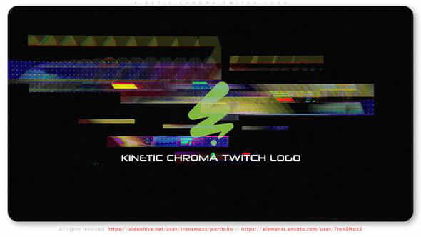 Kinetic Chroma Twitch Logo - VideoHive 54151210