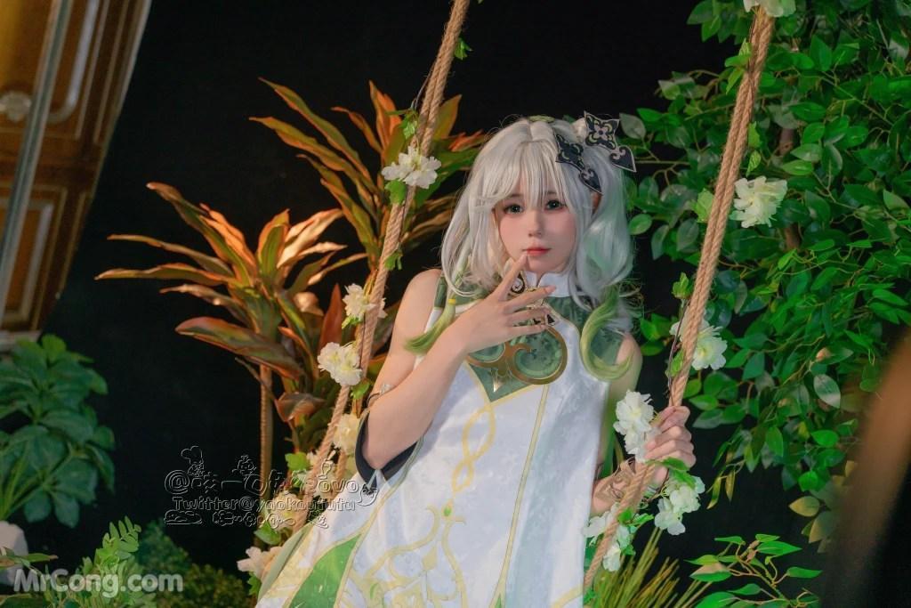 Coser@黏黏团子兔: 万年萝莉纳西妲 (40 photos)(34)