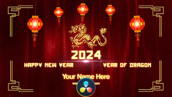 Chinese New Year 2022 Davinci Resolve - VideoHive 35533859