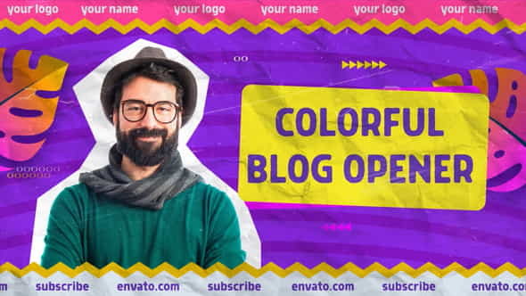 Colorful Blog Opener | MOGRT - VideoHive 34566963