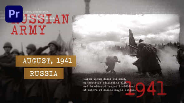 Historical Slideshow - VideoHive 37384495