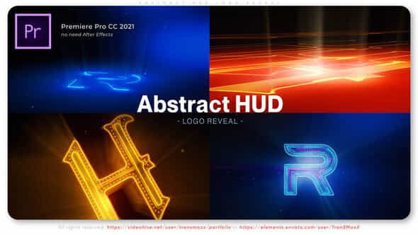 Abstract Hud Logo Reveal - VideoHive 52515980