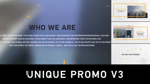 Unique Promo v3 | Corporate - VideoHive 15186523