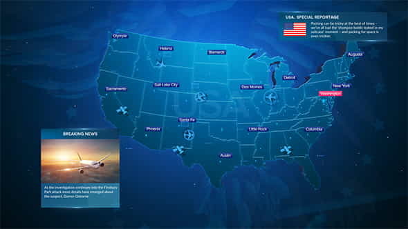 Broadcast Maps Package - VideoHive 20206250