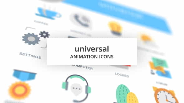 Universal - Animation Icons - VideoHive 26635271