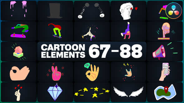 Cartoon Elements - VideoHive 48009566