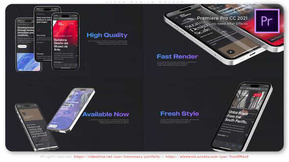 Clean Mobile Mockup - VideoHive 49217460