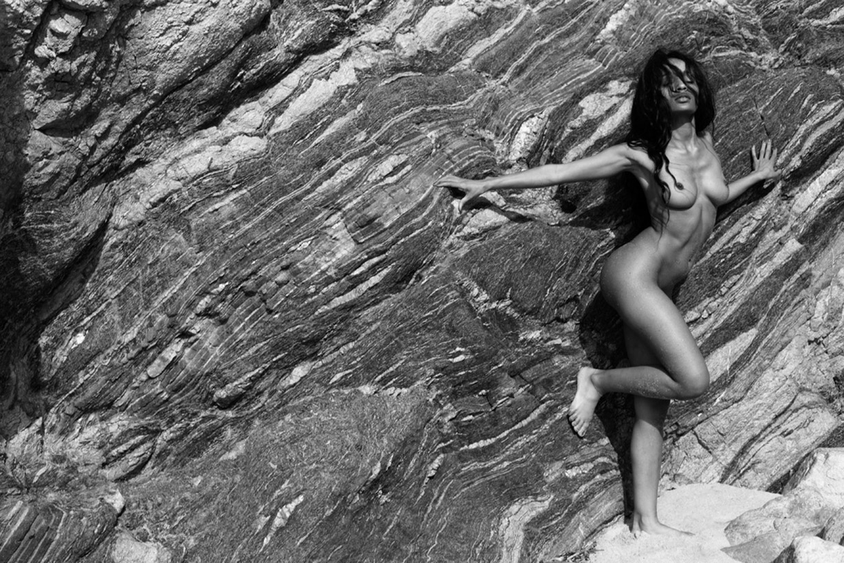 Secret Sands / Maeva Leduc nude by Arthur Hubert Legrand / Yume Magazine. 