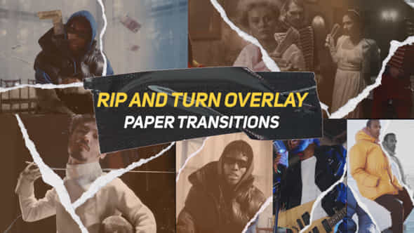 Vertical And Horizontal Paper Transitions V1 Mogrt - VideoHive 56923366