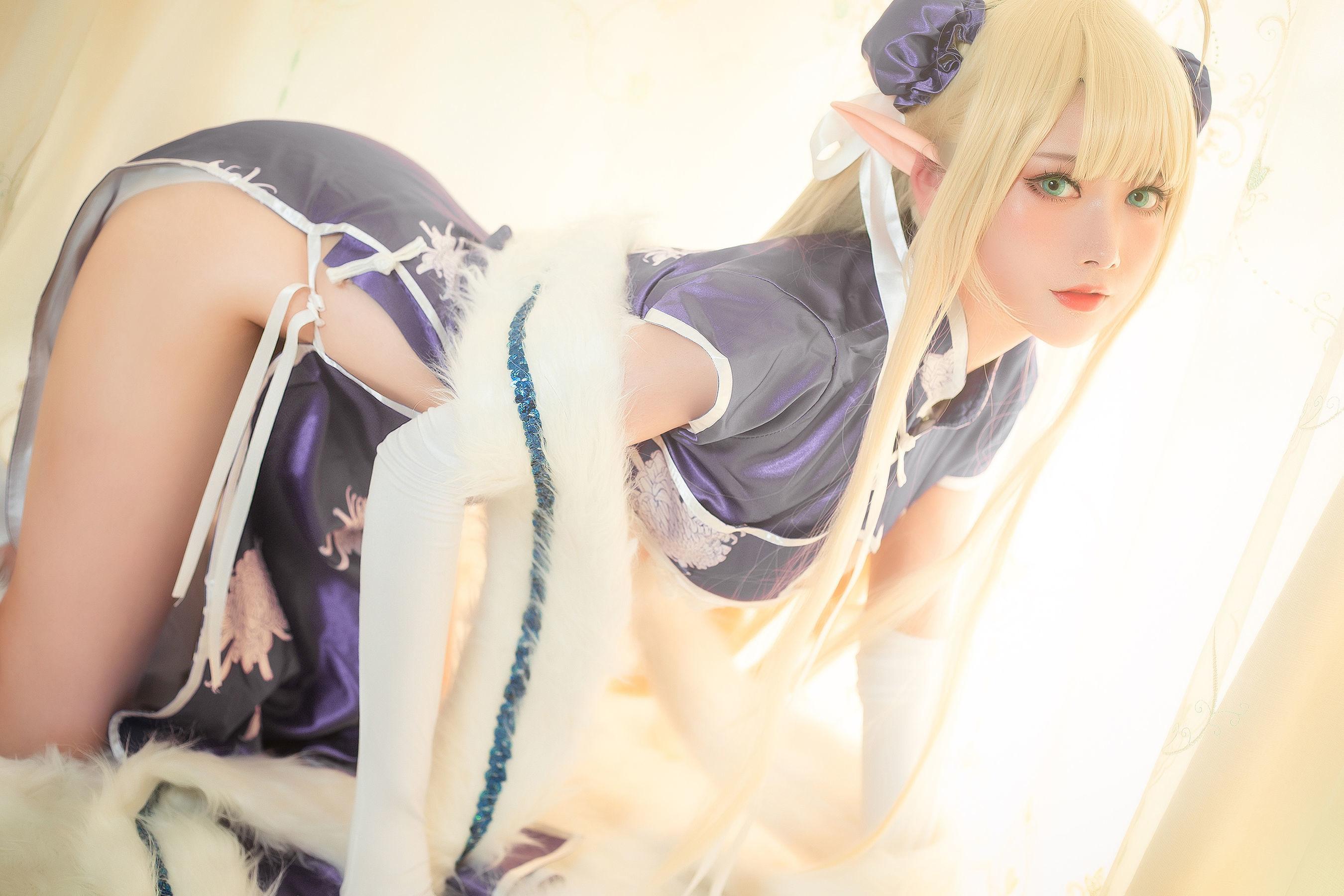 [网红COSER] 高颜值coser念念_D – 半人马旗袍 写真集(22)